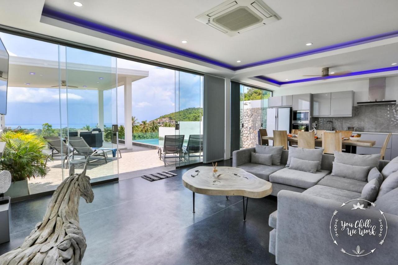 Villa Azur, 4 Bedrooms, Ocean View Chaweng  Exterior foto